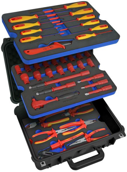 SW-Stahl VDE-Werkzeugsatz, 50-teilig, V1000, 4033592128186