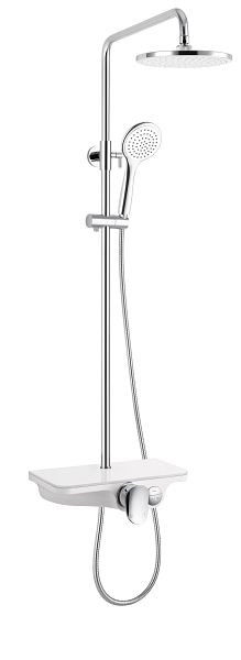 Sanotechnik Überkopfbrausestangen Set weiß, AS701, 9002827037543