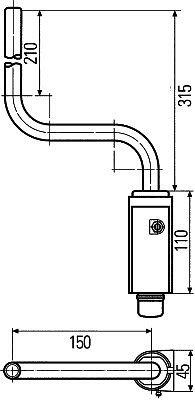 HELLA Halter, Außenspiegel - links, 8HG 561 107-001, 4082300249408
