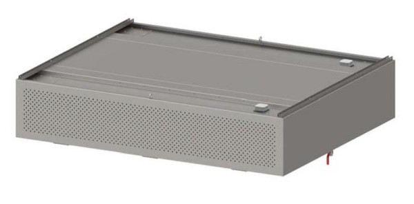 Stalgast Kompensations-Deckenhaube "Expert Line", Kastenform 3000 mm x 2200 mm mit LC2 Typ A Zyklonen-/Labyrinthfilter, DH302214
