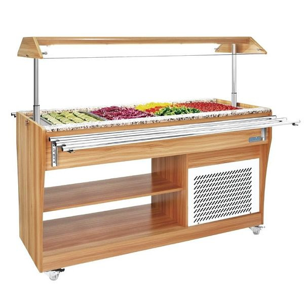 Polar Serie G Gekühlte Salatheke, reinigungsfreundliche Konstruktion, CR899
