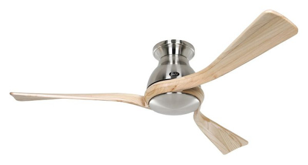 CasaFan Deckenventilator Eco Regento Chrom gebürstet-Massivholz natur, 314051