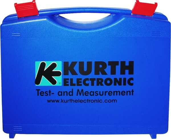 Kurth Electronic Gerätekoffer blau mit Aufdruck, Z130K