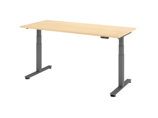 Hammerbacher Sitz-Steh-Schreibtisch elektrisch 180x80cm Ahorn, VXDSM19/3/G