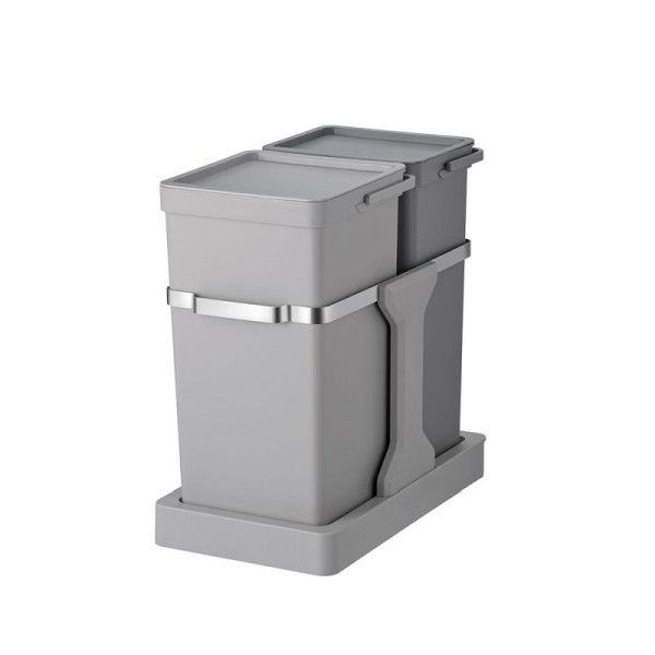 STEIN HGS Deco Einbau Abfallsammler, 20+15 Liter, 83485.0001