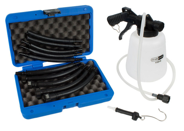 Stahlmaxx Kraftstoffentlüftungsgerät-Druckluft wie Ford, Mercedes, BMW, mit Koffer und Adaptern, XXL-117221
