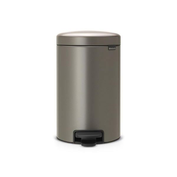 STEIN HGS Tretmülleimer NewIcon, platin, 12 Liter, 84048.0001