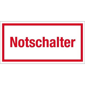 Moedel Notschalter, Alu, 200x100 mm, 58158