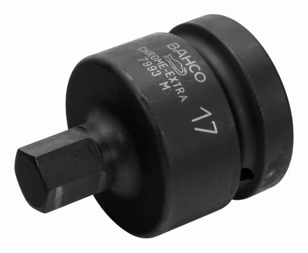 Bahco Maschinenbetätigter Schraubendreher-Einsatz 1", Sechskant, SW 17 mm, 7993M0170