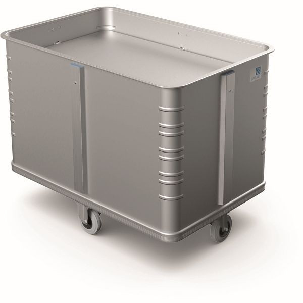 ZARGES Federbodenwagen W162, IM 1410x700x553 mm, eloxiert, Zentralfeder 65 kg Federkraft, 40750