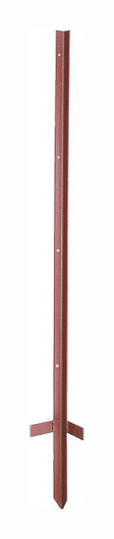 Patura Winkelstahlpfahl, 2 mm stark, lackiert, 1,15 m, mit Trittfuß (10 Stück / Pack), 107010
