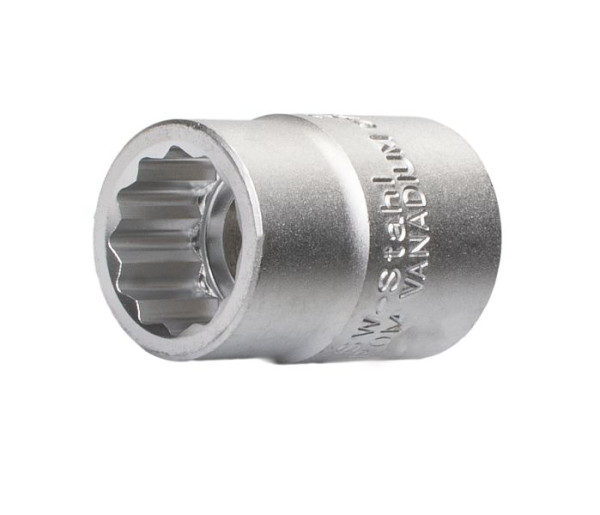 SW-Stahl Steckschlüsseleinsatz, 3/4", Zwölfkant, 24 mm, 07663L-24