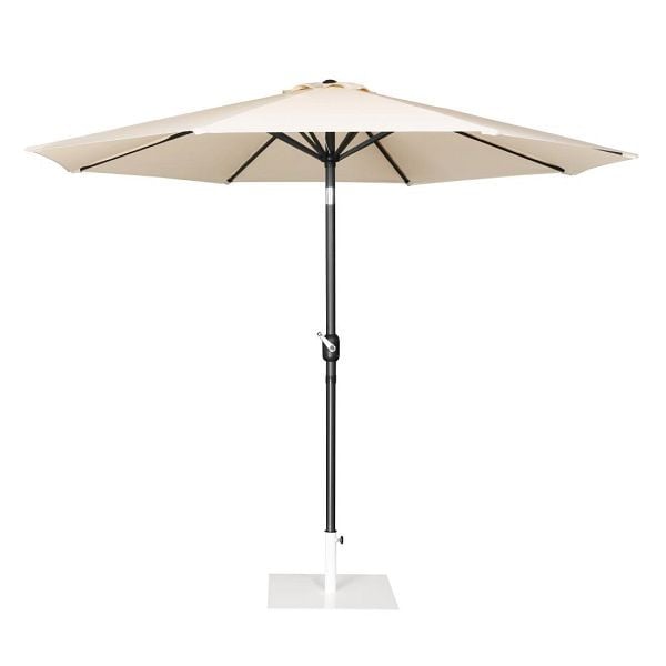 Bolero Seville runder Sonnenschirm, 3 m Durchmesser, cremefarben, FU503