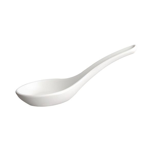 APS Fingerfoodlöffel -FRIENDLY-13,5 x 4,5 cm, Höhe: 4,5 cm PET, weiß, VE: 12 Stück, 79010