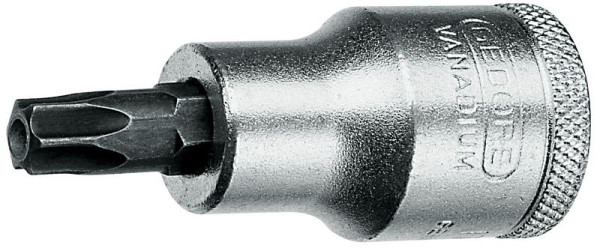GEDORE Schraubendrehereinsatz 1/2'' für Innen-TX Schrauben mit Stift, T45, 6200840