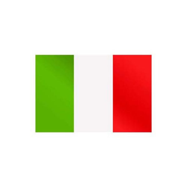Stein HGS Länderflagge Italien, 120 x 200 cm (Querformat), mit Seil und Schlaufe, FlagTop 110 g/m², für Fahnenmasten 7 m, ohne Hohlsaum, 27016