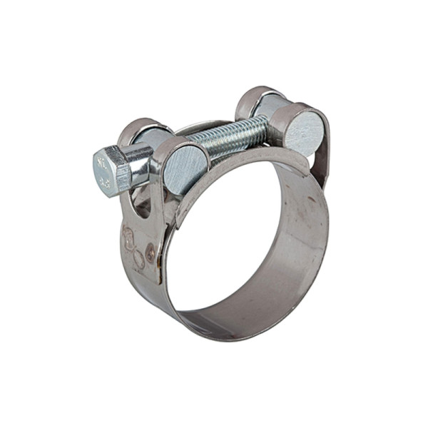 Riegler Gelenkbolzenschelle, Chromstahl 1.4016 (W2), 17 - 19 mm, 18 mm, 194277