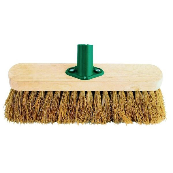 Jantex weicher Holzbesenkopf 30,5cm, geeignet für Stiel CD800, weiche Kokosfaser, CD796