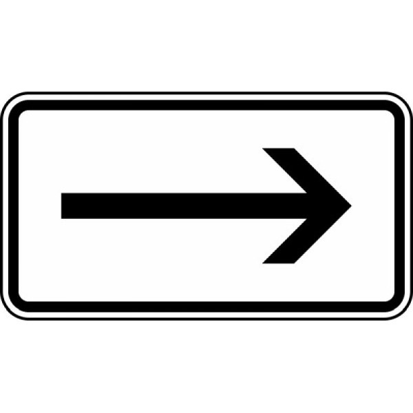 Stein HGS Rechtsweisend Nr. 1000-20, 412x750mm /RA1/Flachform 2mm, 1000-20-311