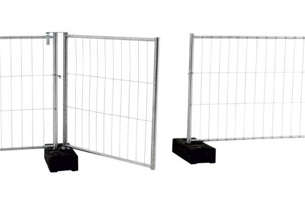 Schake Mobilzaun „Standard”, Höhe: 1,20 m, Ausgleichselement Breite: 2,20 m, 3B1222