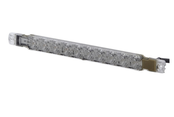 HELLA Heckleuchte, Strip Lamp, LED, 12V, Anbau/Schraubanschluss, Scheibenfarbe: transparent, 2500mm, offene Kabelenden, links/rechts, 2SD 980 819-011