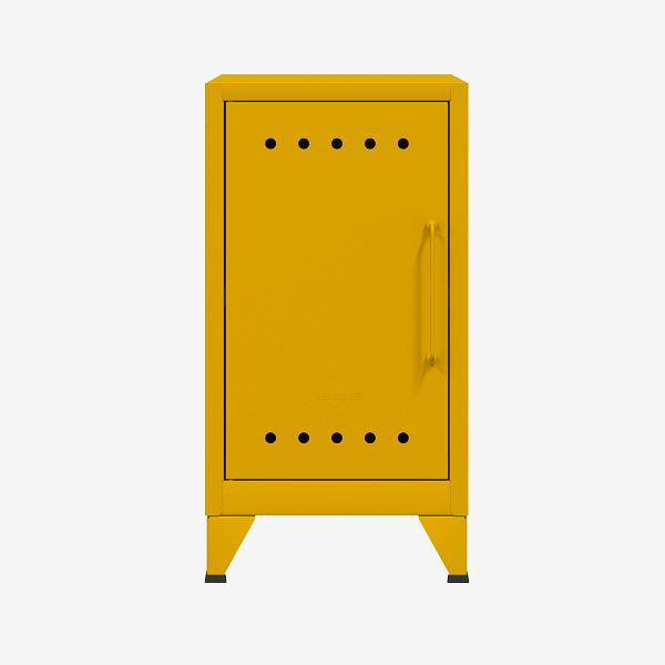Bisley Fern Mini Ablageschrank, linksseitig öffnend, mit festem Fachboden, sunflower (642), FERMINLH642