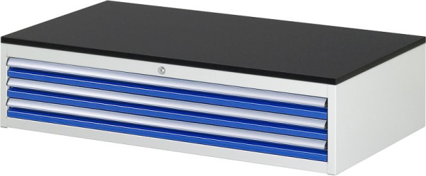RAU Schubladenschrank Serie 7000, B1145 x T650 x H280mm, Arbeitsplatte mit Melaminharzbeschichtung, Schubladen: 3xH60 mm, 13-XXL1.2A-M.11