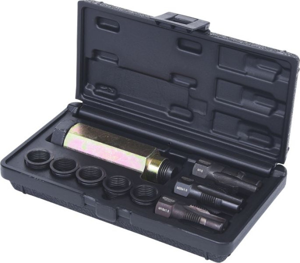 KS Tools THREADfix Reparatur-Satz M18x1,5 für Lambdasonden, 9-teilig, 150.5090