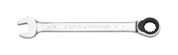 ELORA Maulschlüssel mit Ringratsche, ELORA 204A-7/8", 0204100311000