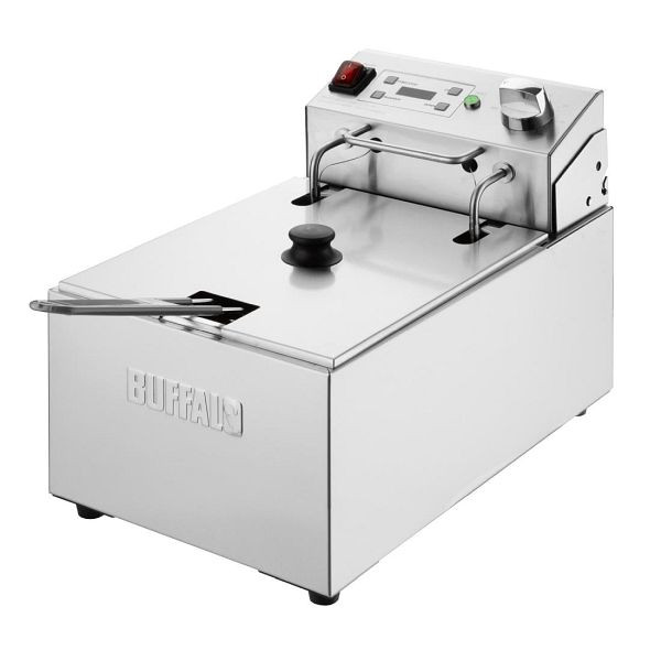 Buffalo Einzel-Elektrofritteuse mit Timer 5Ltr, CU622, 5050984719684
