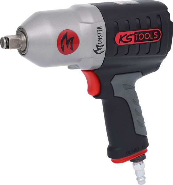 KS Tools 1/2" MONSTER Hochleistungs-Druckluft-Schlagschrauber, 1690Nm, 515.1210