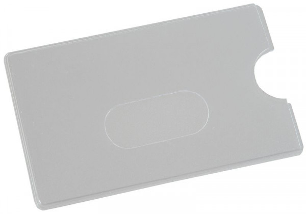 Eichner Scheckkartenhülle aus PVC-Folie, Hard Cover, mit Daumen- und Langlochausstanzung, VE: 10 Stück, 9707-00161