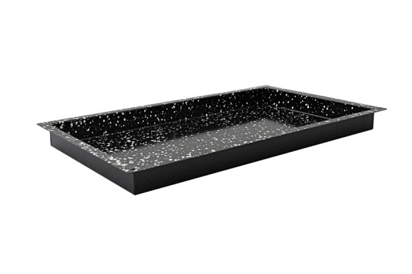 Schneider Backblech GN 1/1 Granit-Emaille, 530x325x40 mm, aus emailliertem Stahl, 382511