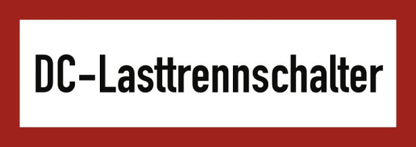 Moedel DC-Lasttrennschalter, Folie, 148x52 mm, 57815, 4060081015559
