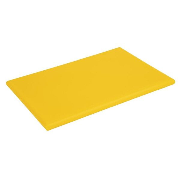Hygiplas extra dickes Schneidebrett mit hoher Dichte gelb, J039