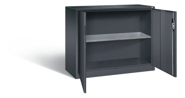 C+P Werkzeugschrank Acurado, H1000xB1200xT500mm, Farbe: Schwarzgrau, Muldengriff, 8831-000 S10263