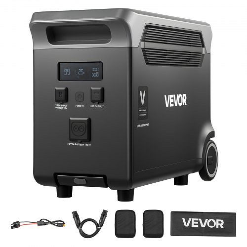 VEVOR 3840 Wh LiFePO4 Zusatzakku mit 3 Ausgängen für Heim, Camping, Roadtrips, Wohnmobile, Notfälle, RLKZDCB3840WF1XQ0001V9