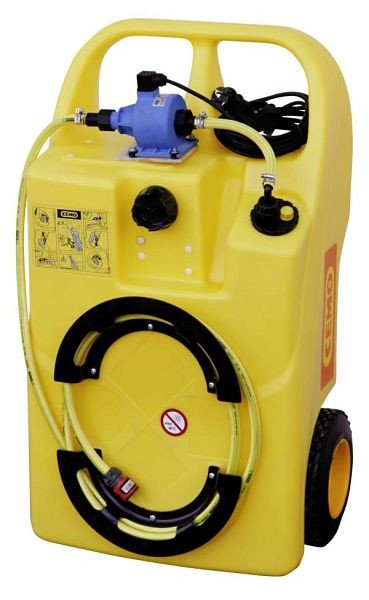 Cemo Aqua-Caddy 60 l, mit Schwingkolbenpumpe, für Betonbohrgeräte, 11032, 4052886368244