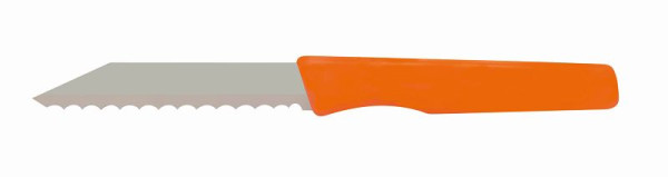 Schneider SB-Brötchenmesser, 2-tlg. Set, Griff, orange, Klingenlänge 87 mm, Gesamtlänge 185 mm, 460051