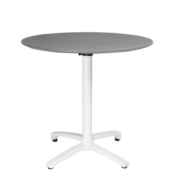 Bolero Klapptisch aus Polypropylen 800mm Dunkelgrau, FT621