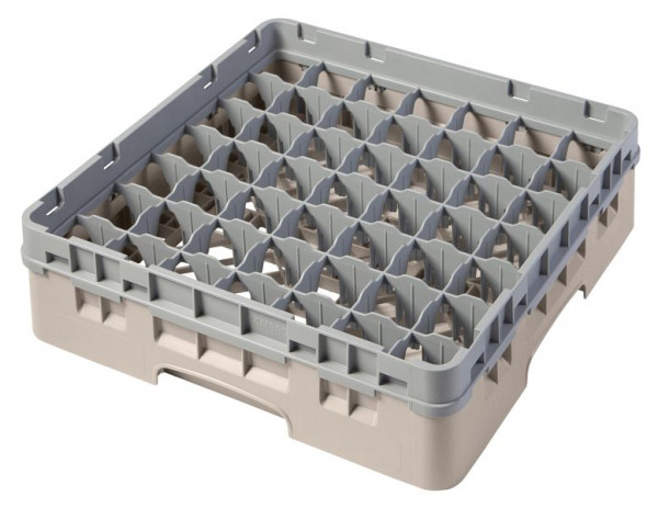 Cambro Spülkorb mit 49 Fächer Camrack® 9,2 cm Beige, 49S318184