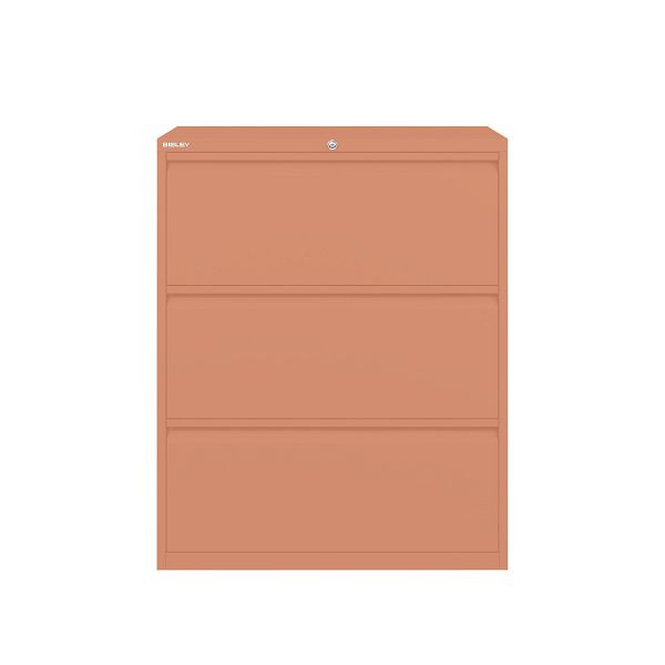 Bisley Essentials Schubladenschrank, Höhe 1000-1024 mm, 658 coral, YESF0810658