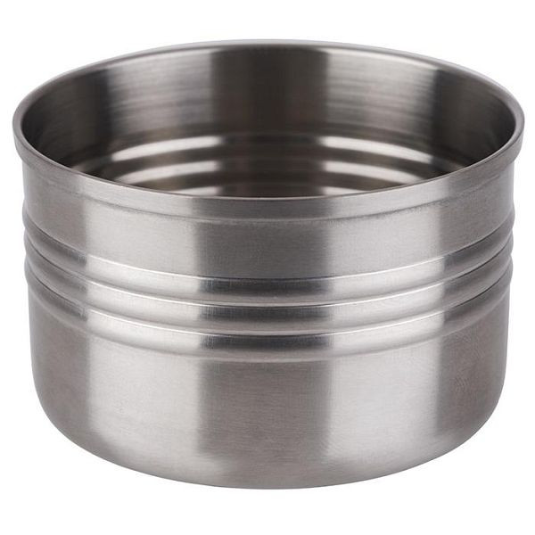 APS Schale Snackcan, Ø 6,5 cm, Höhe: 4 cm, Edelstahl, 0,12 Liter, 40654
