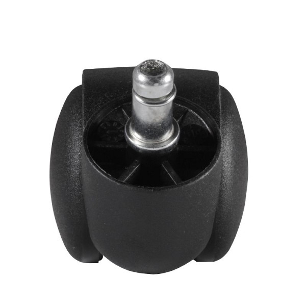 Amstyle 5er Set Rollen für Bürostuhl Schwarz Stift 11 mm/Durchmesser 50 mm, SPM1.910