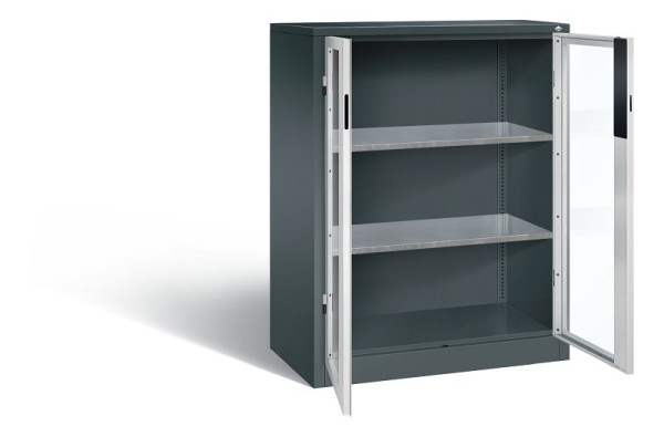 C+P Werkzeugschrank Acurado, H1200xB930xT500mm, Farbe: Anthrazitgrau / Lichtgrau, Muldengriff, 8521-055 S10209