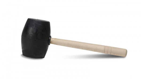 Rubi Schwarzgummi-Hammer, 750g, VE: 6 Stück, 65908