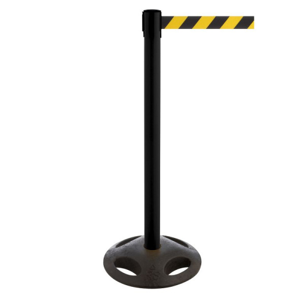 Stein HGS Personenleitsystem -P-Line Utility-, schwarz, schwarz/gelb diagonal (schraffiert), mit magnetischem Gurtendstück, 12828s-1704