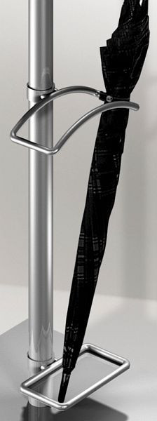 Kerkmann Schirmhaltergarnitur G 12-E, B 220 x H 100 mm, Edelstahl, 33690781