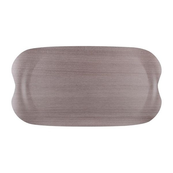 Roltex Wave Serviertablett graues Holz 43 x 23cm, DS020