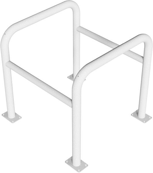 Schake Baum- und Säulenschutz, feuerverzinkt, Breite: 800 mm, Tiefe: 800 mm, Höhe Überflur: 800 mm, zum Aufdübeln, 465_068P